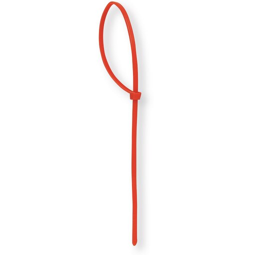 Collier plastique orange 200x4,5, diamètre de serrage 50